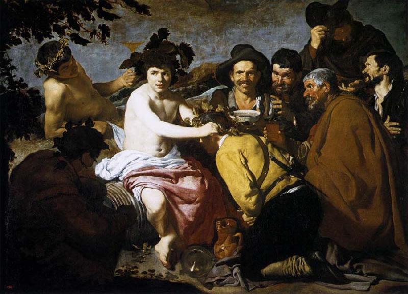Diego Velazquez The Triumph of Bacchus oil painting image